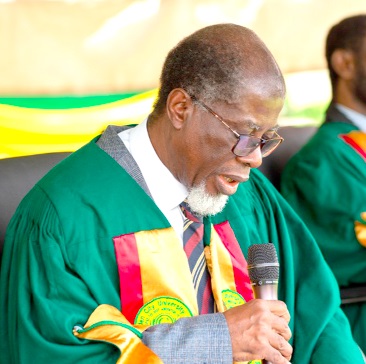 Prof. Edward K. Asante, President of the college delivering his address